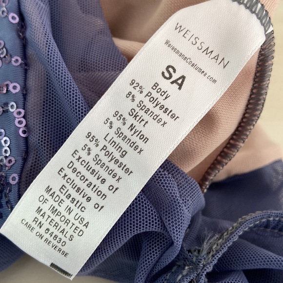 Sequin Leotard Dress ~ Performance Dress ~ Full Length Sequin Dance Dress - Picture 15 of 15